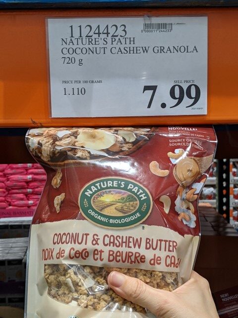 Coconut Cashew Granola