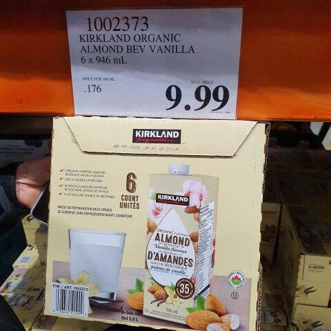 Kirkland Almond Milk Vanilla flavor