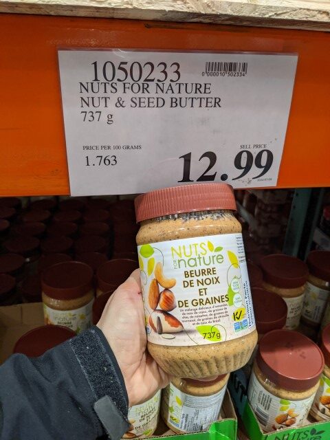 Mixed nut and seed butter