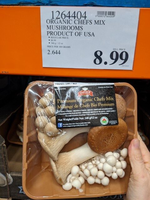 Organic Chefs mix of mushrooms
