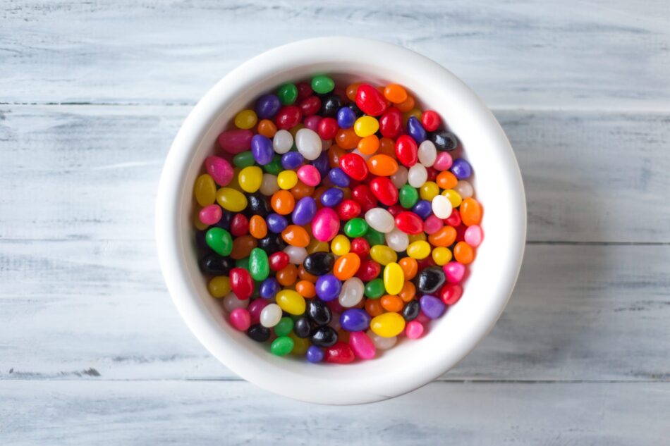 Bowl of jelly beans