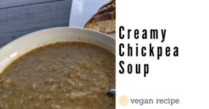 creamy chickpea soup