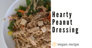 hearty peanut dressing