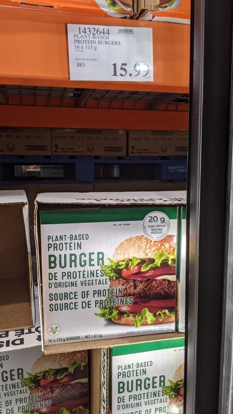 Plant Based Protein Burger